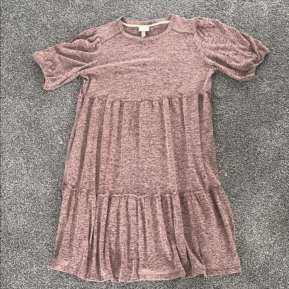 Knox Rose Heathered Mauve Dress